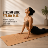 Cork & Natural Rubber Yoga Mat