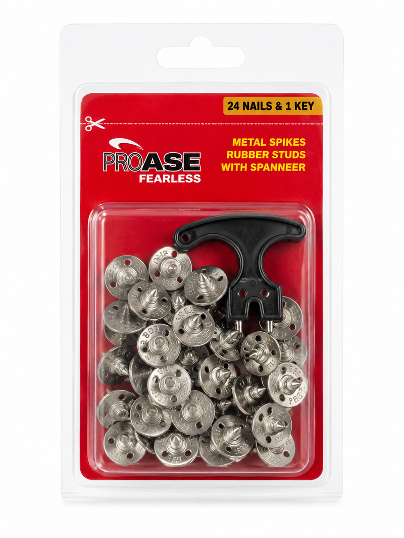 Cricket Spike Nails- Pack of 24 Nails & 1 Key