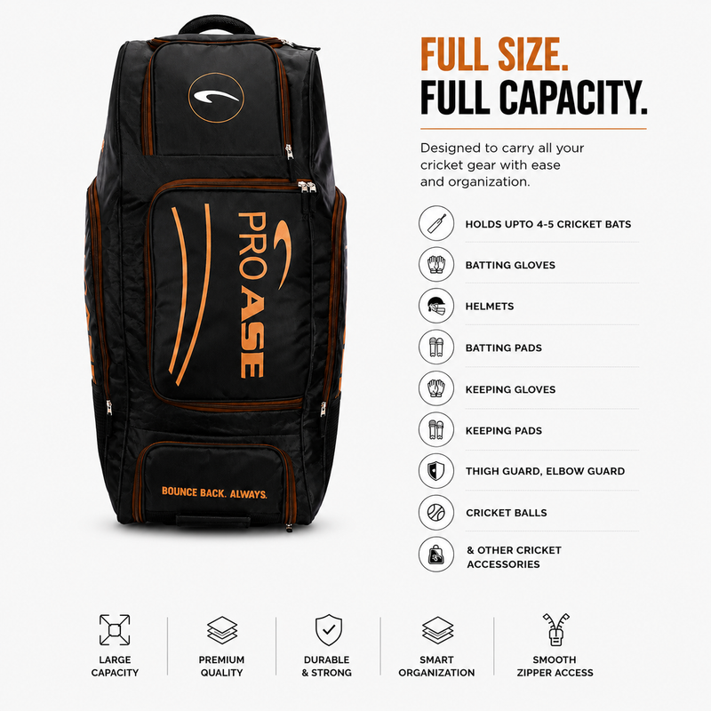 PRO ASE Tour- FULL SIZE CRICKET KIT BAG