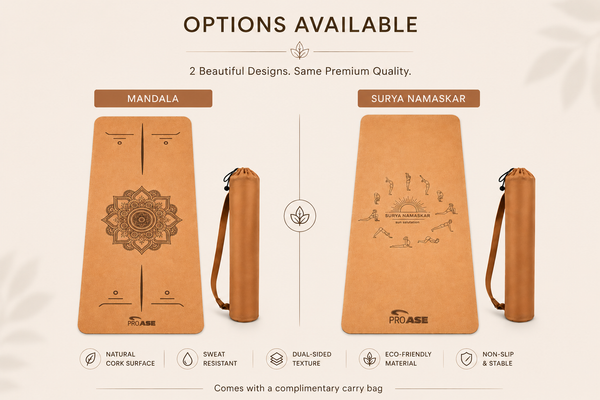 Cork & Natural Rubber Yoga Mat
