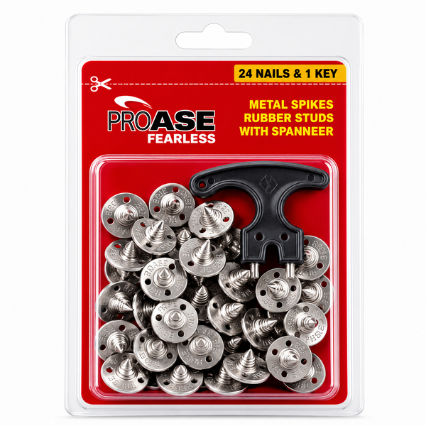 Cricket Spike Nails- Pack of 24 Nails & 1 Key