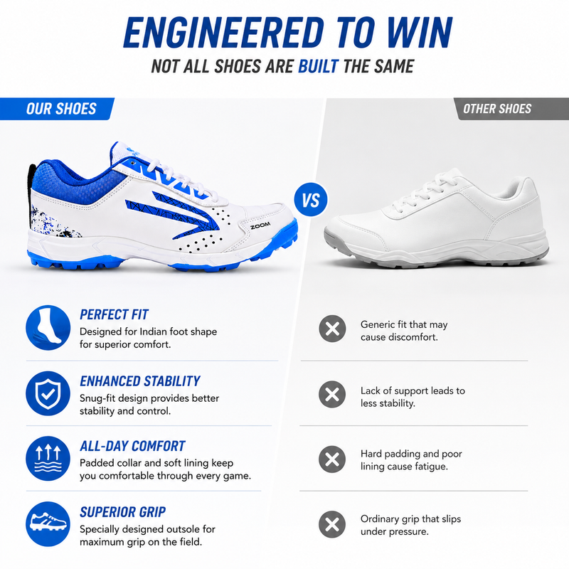 Zoom- Cricket Shoes