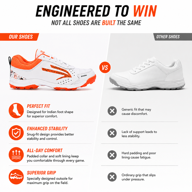 Zoom- Cricket Shoes