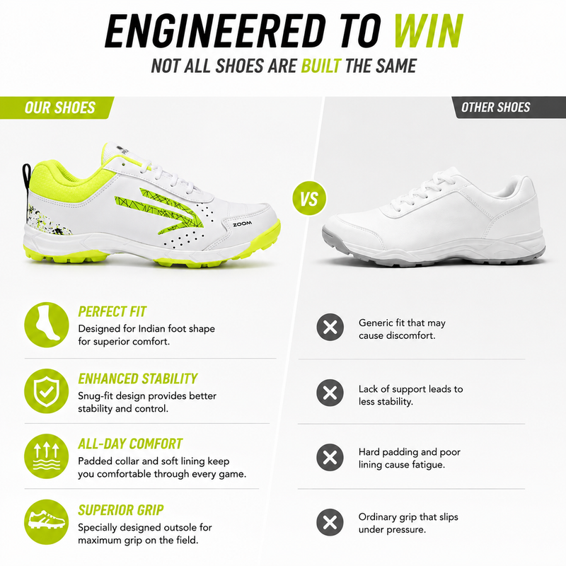 Zoom- Cricket Shoes