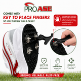 Cricket Spike Nails- Pack of 24 Nails & 1 Key