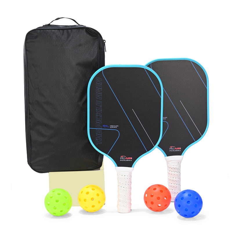Pro Duox- Set of 2 Paddles & 4 Balls