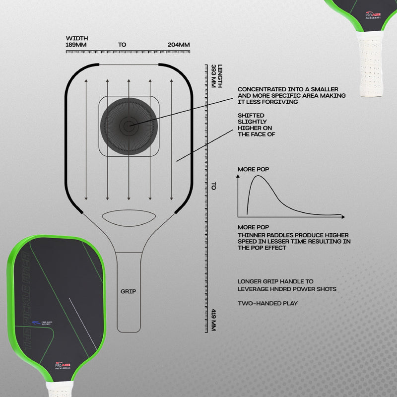 Pro Duox- Set of 2 Paddles & 4 Balls