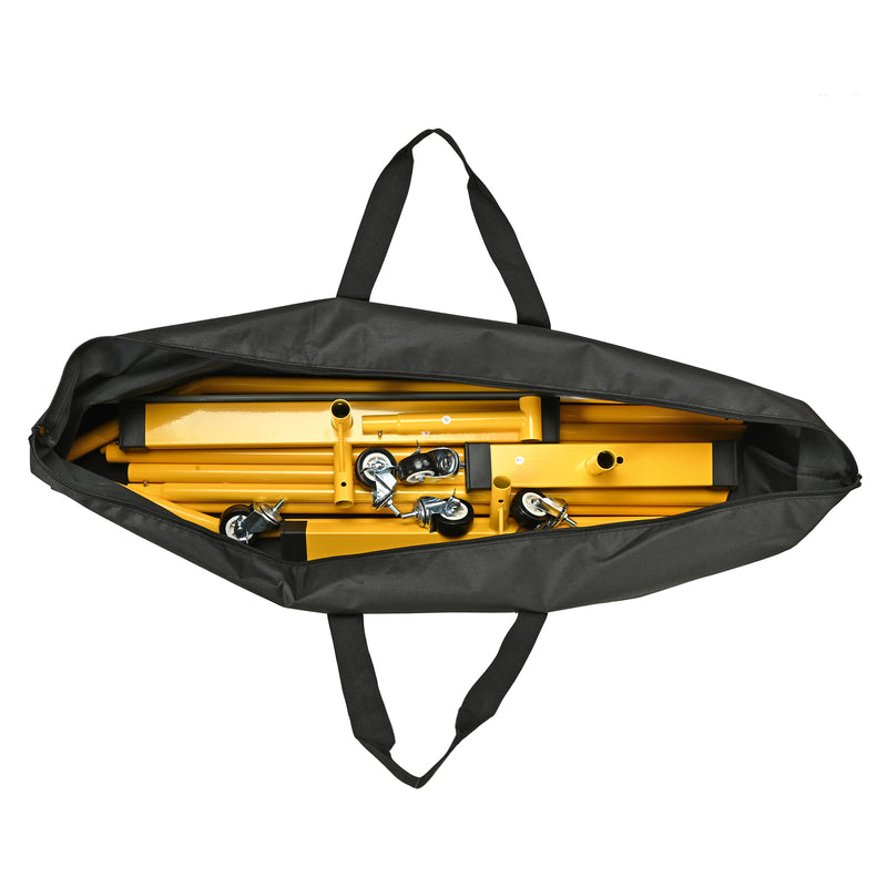 Portable Pickleball Net Set with Wheels & Carry Bag